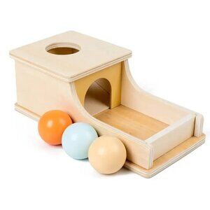 Montessori Wooden Pitch Ball Box Early Education(1 Pack)